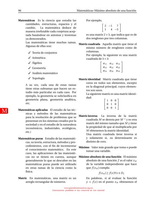 diccionario básico de términos matemáticos