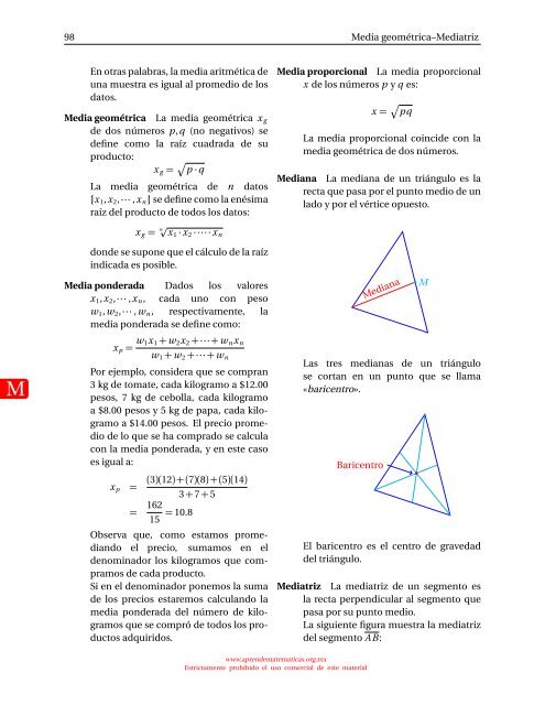 diccionario básico de términos matemáticos