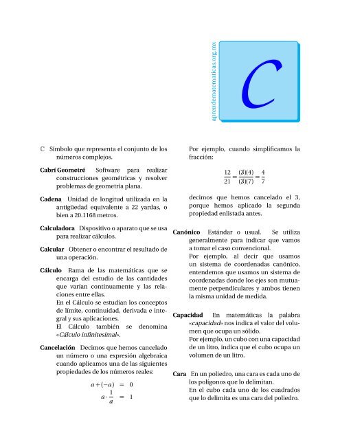 diccionario básico de términos matemáticos