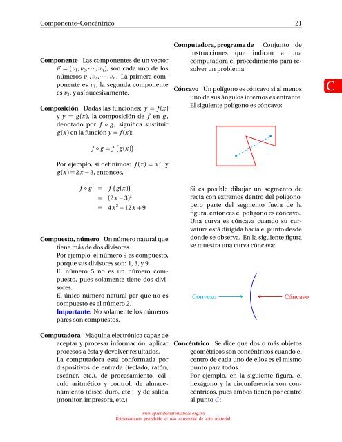 diccionario básico de términos matemáticos