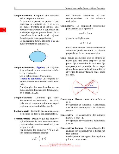 diccionario básico de términos matemáticos