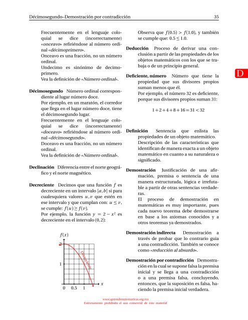 diccionario básico de términos matemáticos