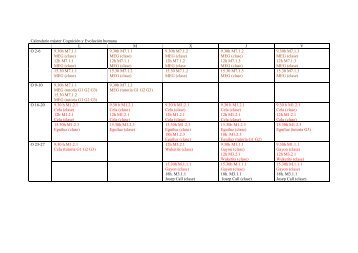 Calendario máster Cognición y Evolución humana 9.30 h M1.2.1 ...