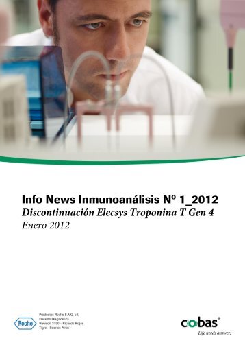 Info News Inmunoanálisis Nº 1/2012 ... - Roche Argentina