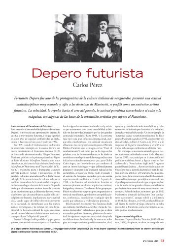 Depero futurista - Lars, cultura y ciudad