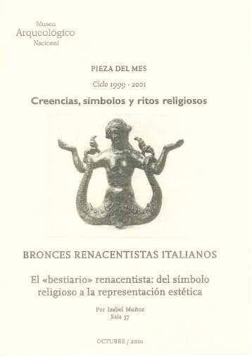 Bronces Renacentistas Italianos. El "bestiario renacentista" - Museo ...