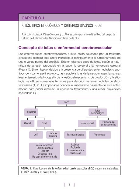 [ ] Concepto de ictus o enfermedad cerebrovascular ICTUS: TIPOS ...