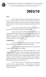 OM 3903-10 - Gobierno Municipal del Partido de Pinamar