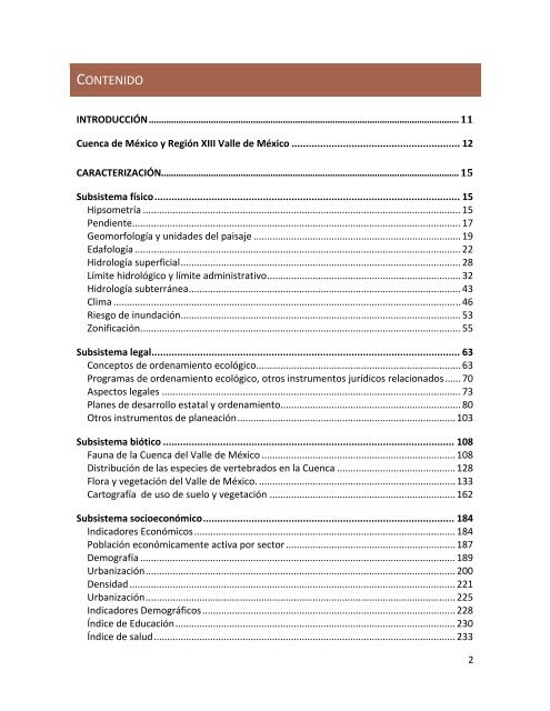 Estudio para la Caracterización y Diagnóstico del ... - Semarnat