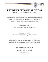 Facultad de Matemáticas - Universidad Autónoma de Yucatán