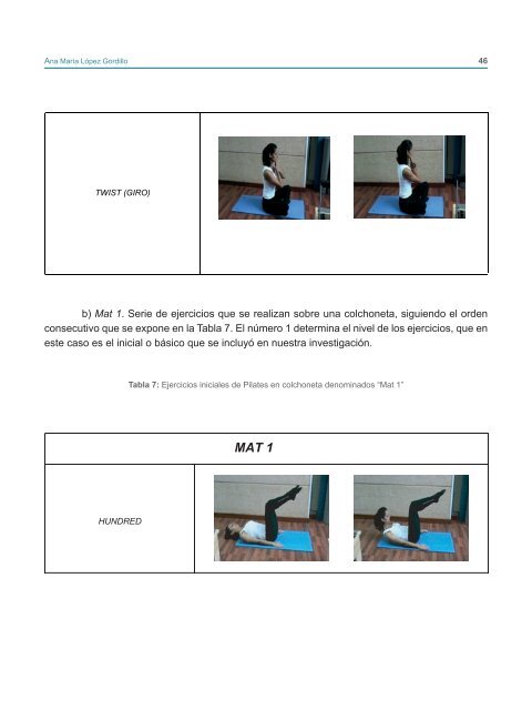 Efectos de los ejercicios de Pilates sobre el volumen muscular en la ...