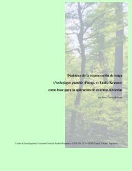 Dinámica de la Regeneración de Lenga \(Nothofagus ... - SeDiCI