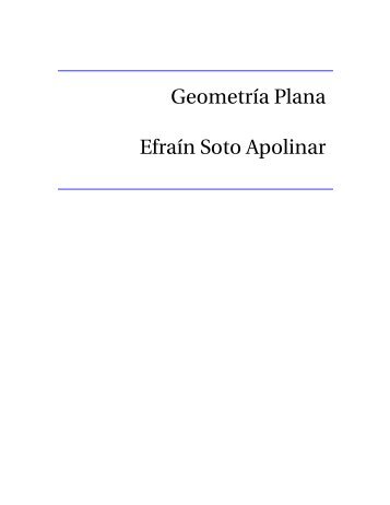 Geometría Plana - Aprende Matemáticas