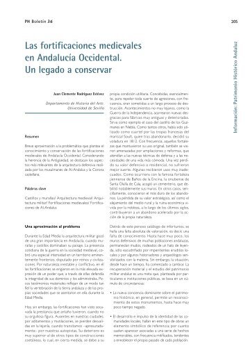 Artículo a texto completo - IAPH. Instituto Andaluz del Patrimonio ...