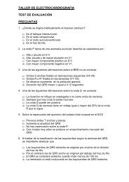 TEST EVALUACION TALLER DE ELECTROCARDIOGRAFIA