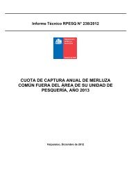 INFORME TECNICO (R - Subsecretaría de Pesca