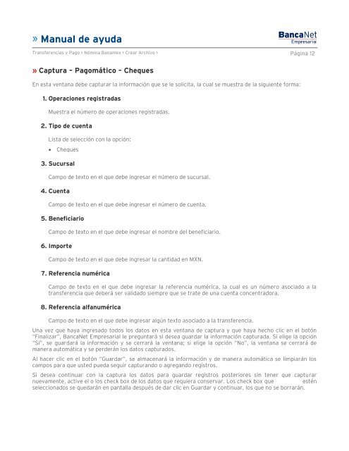 Manual de ayuda - Banamex.com