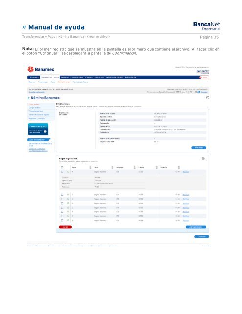 Manual de ayuda - Banamex.com