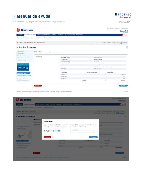 Manual de ayuda - Banamex.com