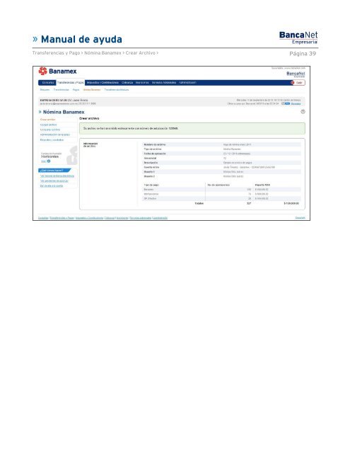 Manual de ayuda - Banamex.com