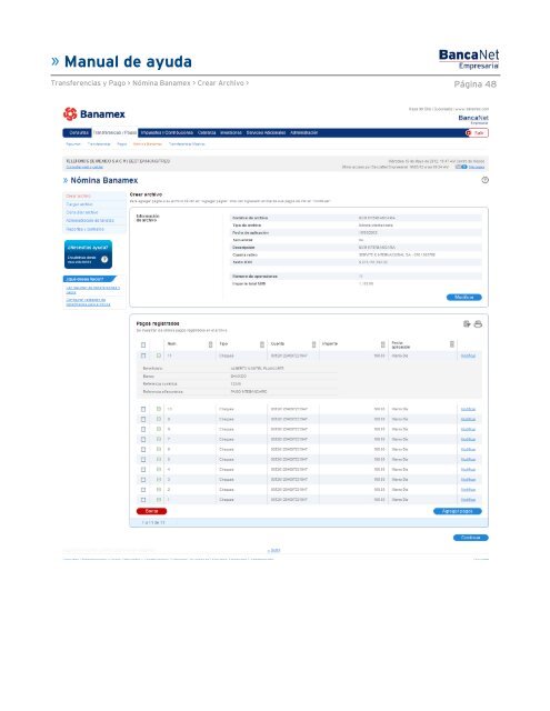 Manual de ayuda - Banamex.com