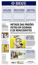 METADE DAS PRISÕES FEITAS EM GOIÂNIA É DE ... - Jornal O Hoje