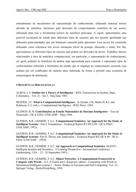 Análise do Conhecimento Sensorial segundo a ... - DCA - Unicamp