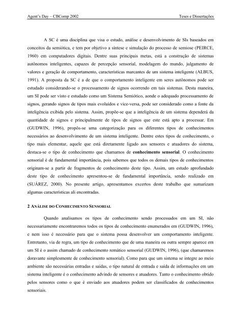 Análise do Conhecimento Sensorial segundo a ... - DCA - Unicamp