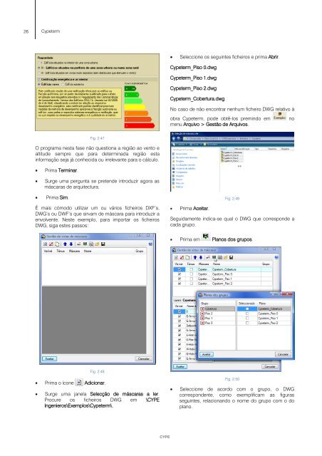 Cypeterm - Manual do Utilizador - exemplos práticos - Top Informática