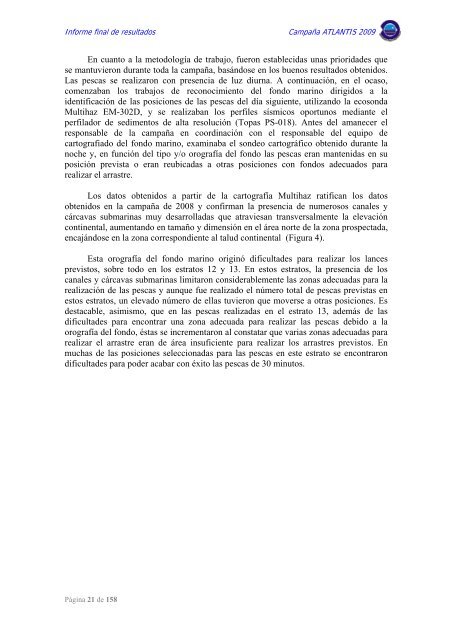 INFORME CAMPAÑA ATLANTIS 2009.pdf - e-IEO - El Instituto ...