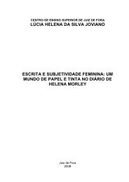 lúcia helena da silva joviano escrita e subjetividade feminina - CES/JF