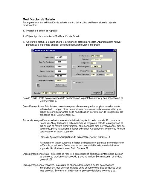 Manual de Usuario Nómina Ramsal Versión ... - nomina ramsal