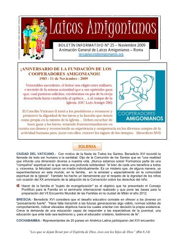 Boletin Informativo 25.pdf - Amigonianos