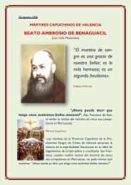 Beato Ambrosio de Benaguacil y 16 compañeros ... - Hispania Martyr