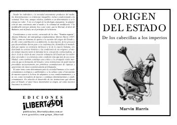 Origen del Estado - Folletos Libertad