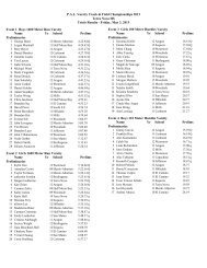 Prepcaltrack N - PrepCalTrack