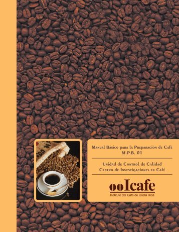 Manual de café en PDF - Instituto del Café de Costa Rica