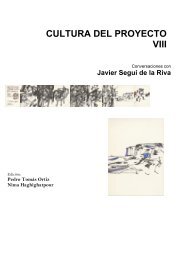 La cultura del proyecto 8 - Javier Seguí de la Riva