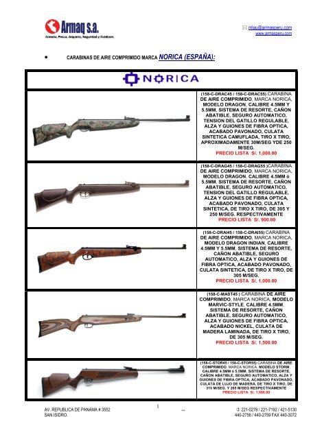 CARABINA NORICA STORM 5.5MM