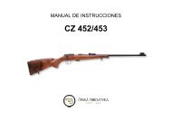 Manual de instrucciones CZ 452 - Česká zbrojovka