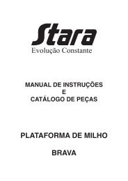 PLATAFORMA DE MILHO BRAVA Evolução Constante - Stara