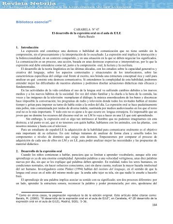 164 Biblioteca esencial49 CARABELA Nº 47 El desarrollo de la ...