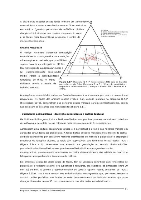 PROGRAMA GEOLOGIA DO BRASIL Contrato CPRM- UFPA Nº