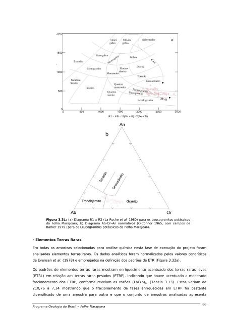 PROGRAMA GEOLOGIA DO BRASIL Contrato CPRM- UFPA Nº