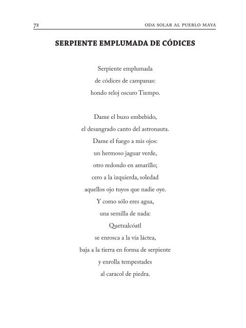 Oda Solar al Pueblo Maya. - Red de Pueblos Indígenas Pacífico ...