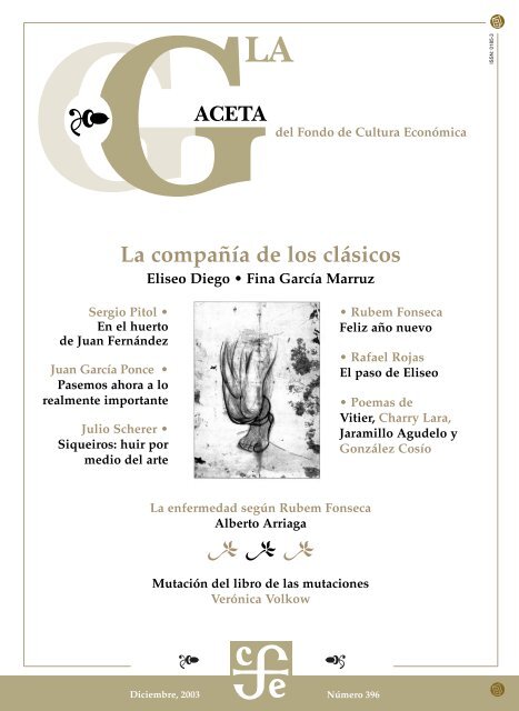 La Gaceta del FCE, diciembre de 2003 - Fondo de Cultura Económica