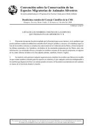 Convención sobre la Conservación de las Especies Migratorias de ...