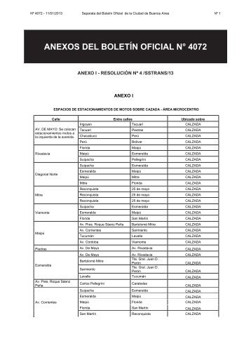 anexos - Boletín Oficial de la Ciudad de Buenos Aires