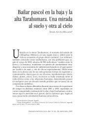 Bailar pascol en la baja y la alta Tarahumara. Una mirada al suelo y ...