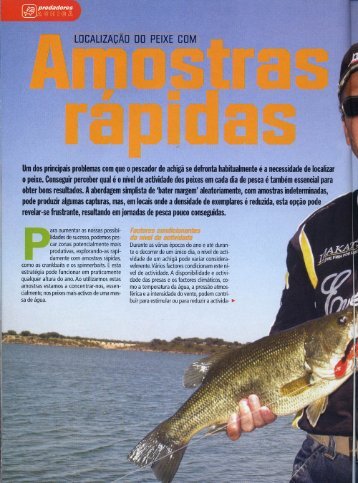 Localizar peixe com Amostras rápidas - Bass Brothers Team